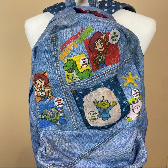 Tokyo Disney Resort Toy Story Denim Backpack - Picture 5 of 5